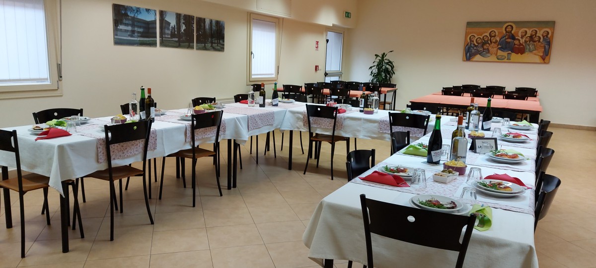 La sala da pranzo